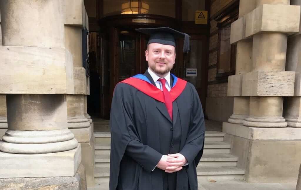 Mechanical Design Draughtsman, Ryan Aisthorpe, who has just graduated with an HND in Mechanical Engineering