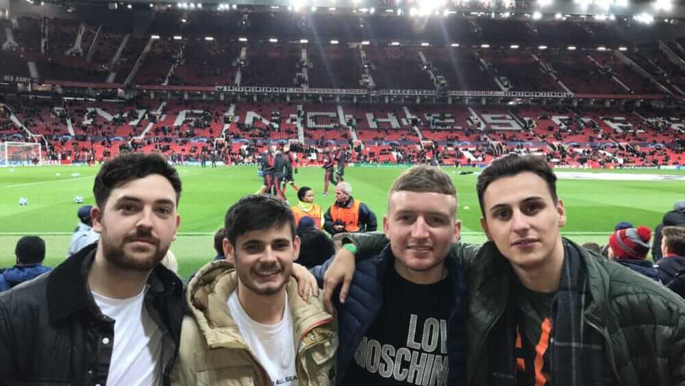 Allied Protek apprentices visit Old Trafford for a Champions League fixture