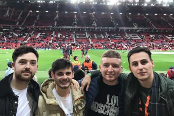 Allied Protek apprentices visit Old Trafford for a Champions League fixture