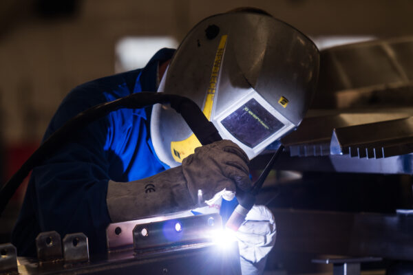 Allied Protek launch major recruitment drive - welder working on steelwork